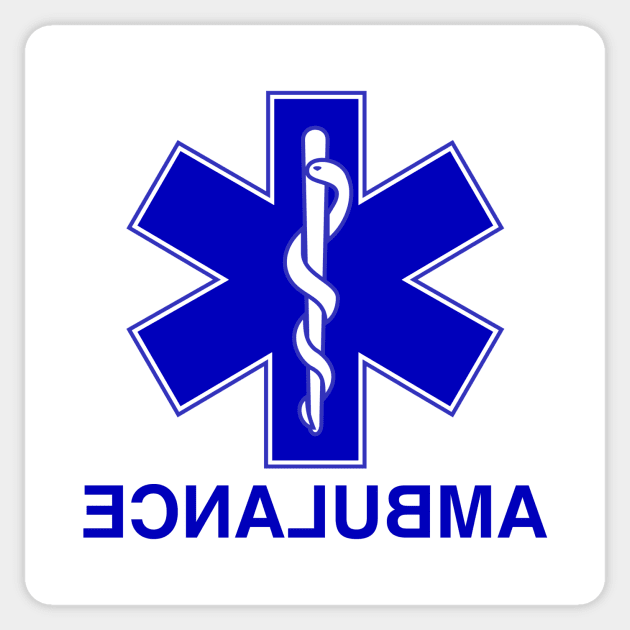 Ambulance Hood (variant) Sticker by GloopTrekker